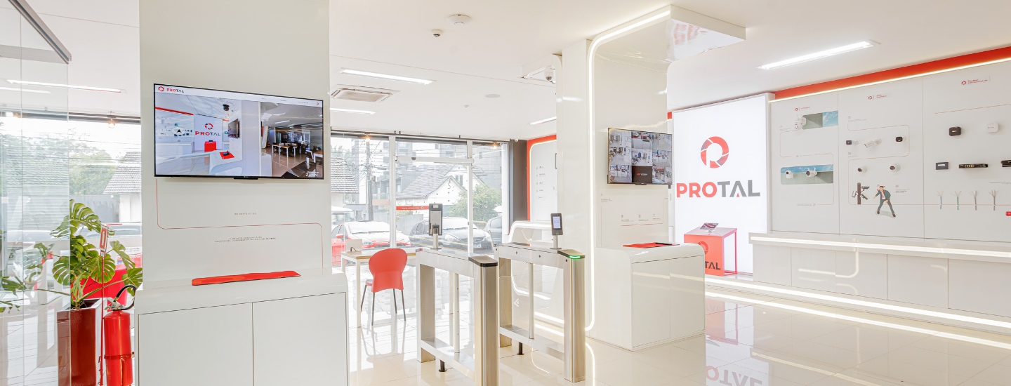 Display Protal Protal Experience Center - PROTAL - Segurança Inteligente